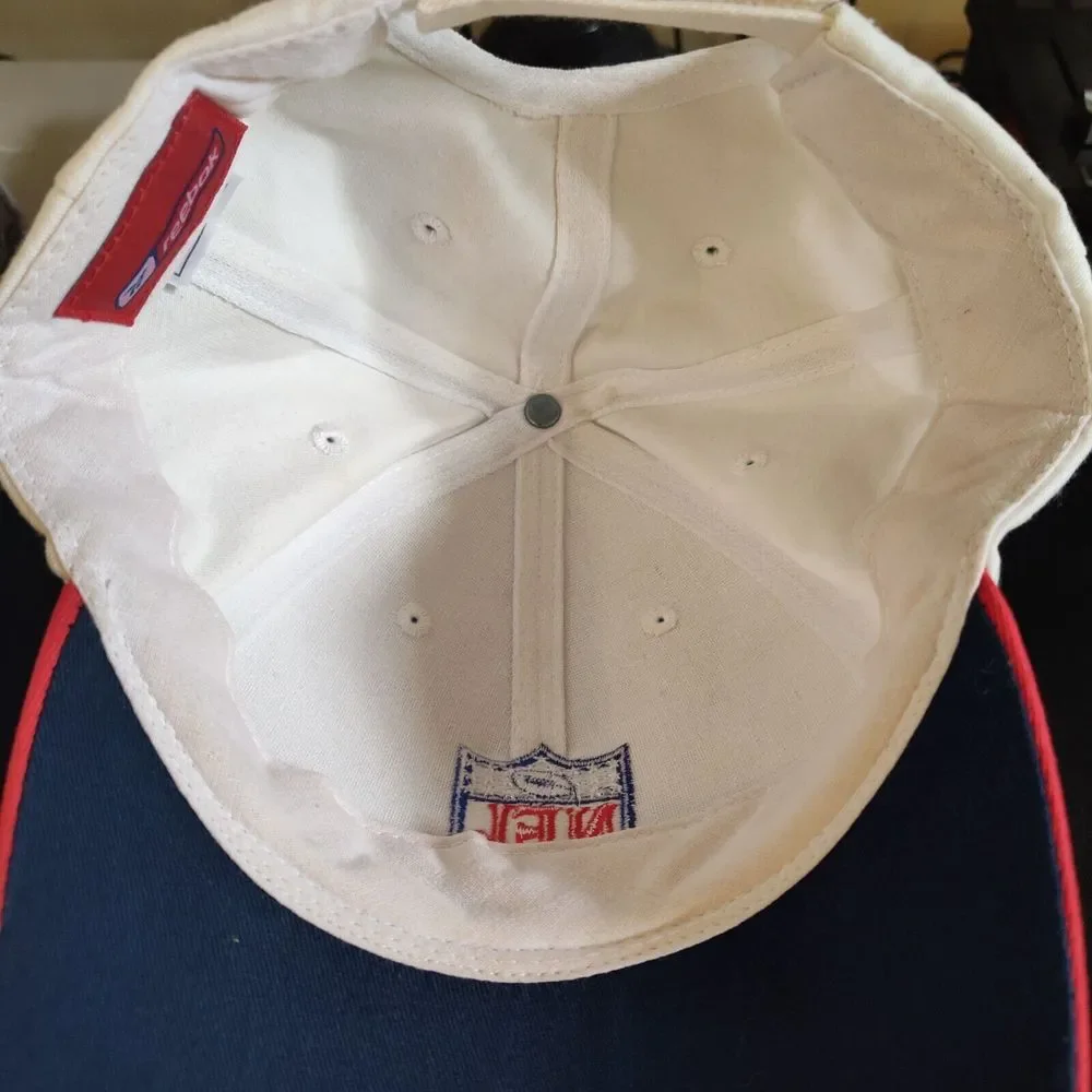 Vintage Reebok Motorola NFL‎ Logo Self Fastener Hat